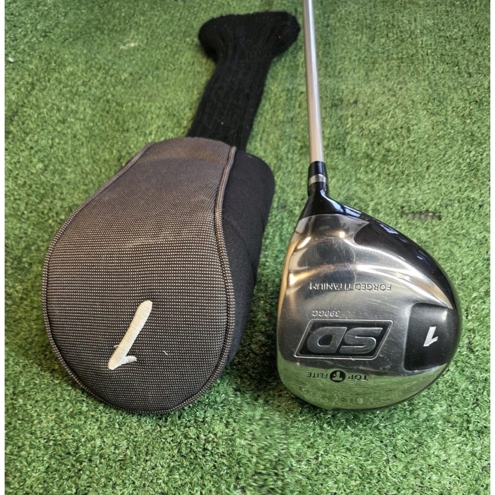 Top Flite SD 390cc Tour Driver Med-Firm Graphite Shaft RH Head Cover, New Grip